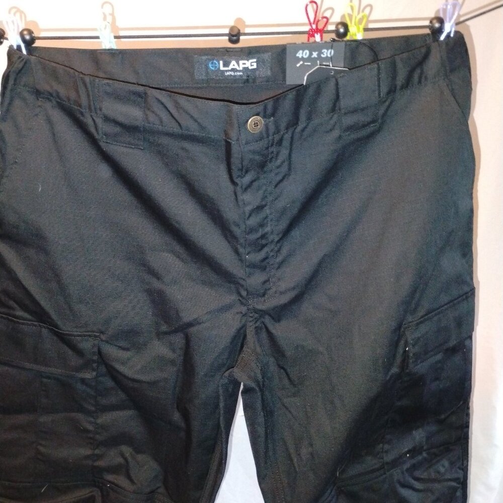LAPG LA Police Gear | Black Tactical Pants | Size 40x30 | Tons of Pockets